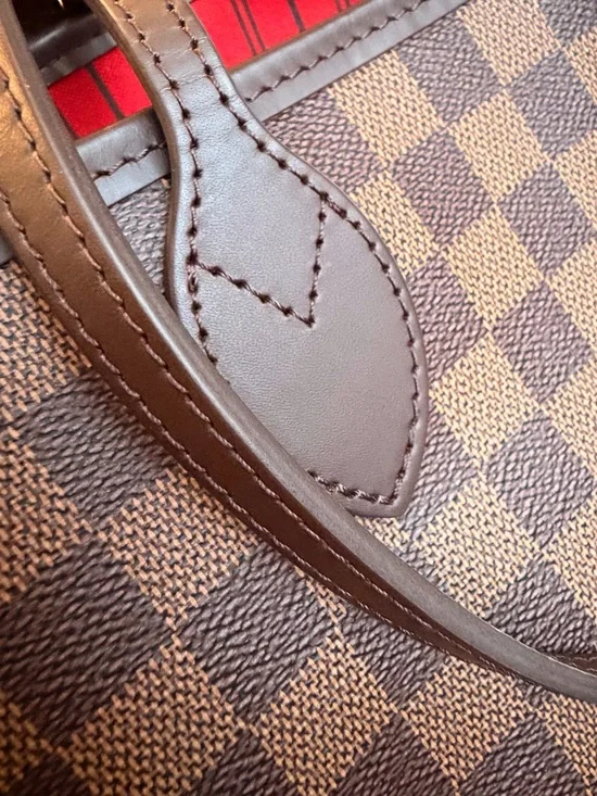 Louis Vuitton Brown Checkered Canvas Tote - Picture 10 of 16